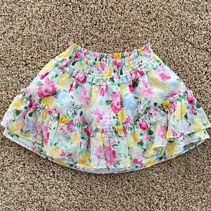 Janie and Jack Floral Ruffle Skirt